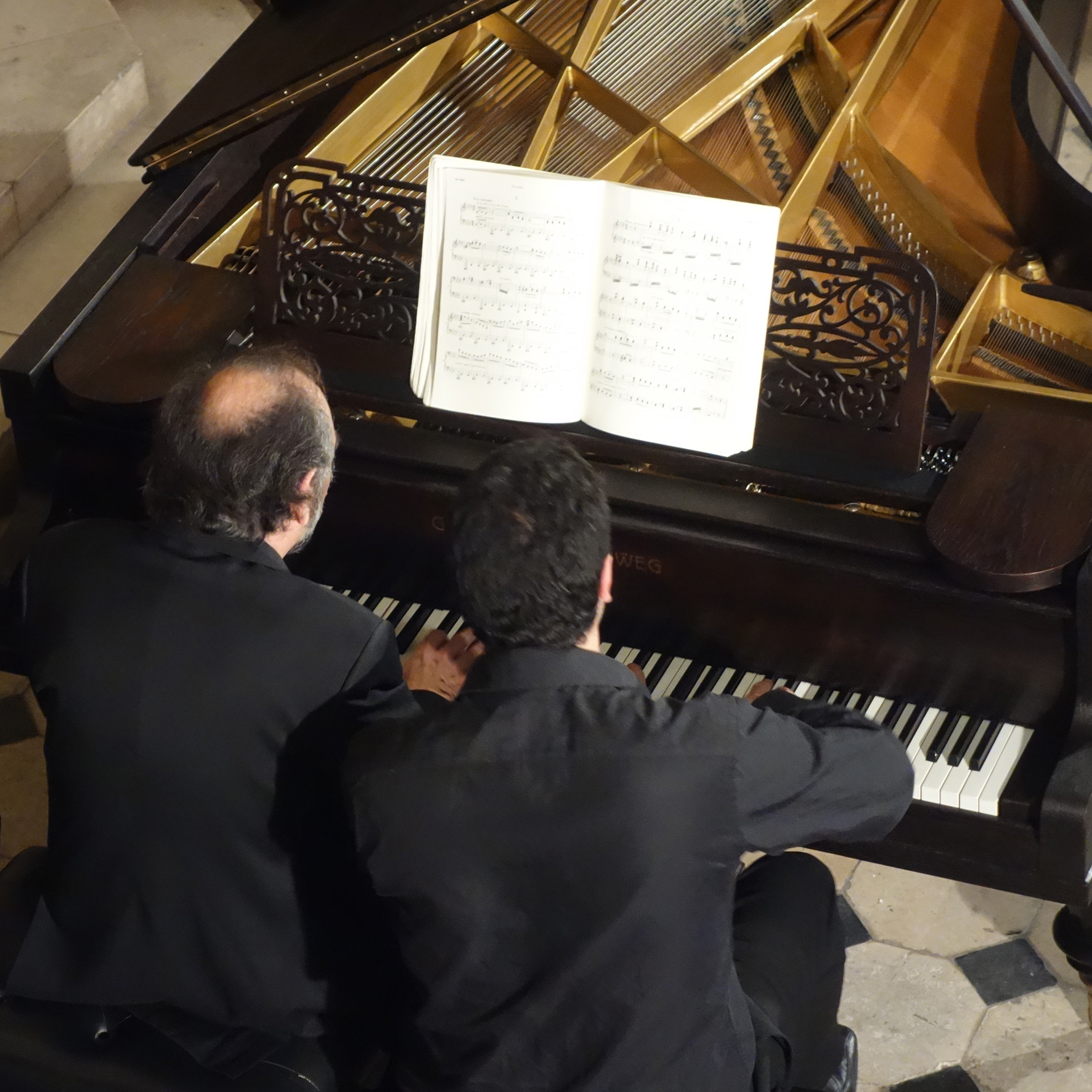 Concert Brahms aux Billettes avec Laurent Cabasso et Antoine de Grolée